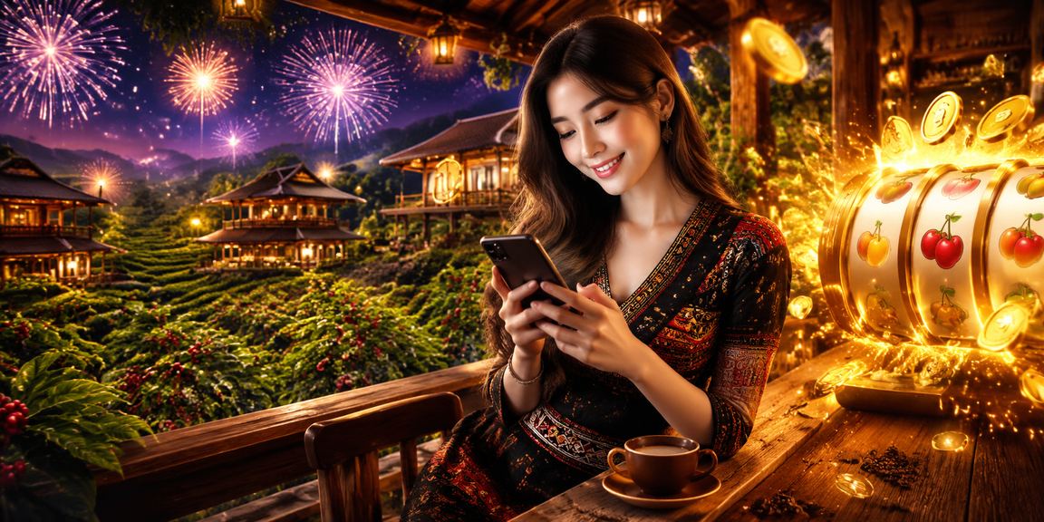 Người chơi thưởng thức cà phê và slots tại Buôn Ma Thuột