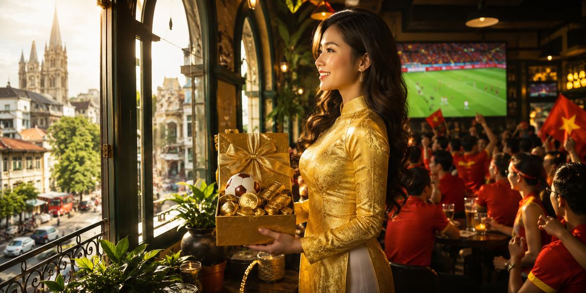 Người chơi cá cược thể thao tại Hà Nội trong trang phục truyền thống